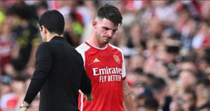 Cedera Declan Rice Coreng Kemenangan Arsenal